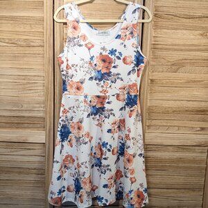 Tom's Ware Floral Sleeveless Dress Size XL NWT